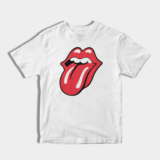 The Rolling Stones Logo White